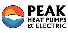 Peak Heat Pumps and Electric Logo